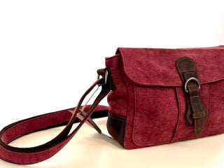 Canvas Shoulder Bag (Red)