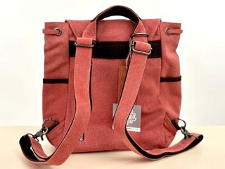 Canvas Backpack (Pink)