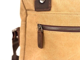 Canvas Messenger Bag (Mustard)