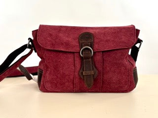Canvas Shoulder Bag (Red)