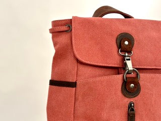 Canvas Backpack (Pink)
