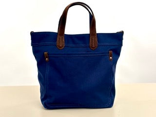 Canvas Shoulder Bag (Dark Blue)