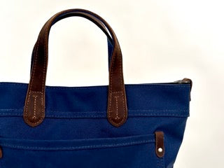 Canvas Shoulder Bag (Dark Blue)