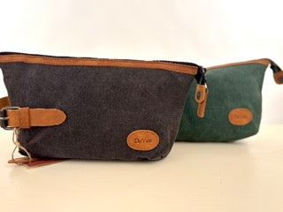 Waxed Canvas Toiletry Bag
