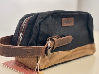Waxed Canvas Toiletry Bag