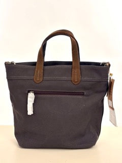 Canvas Shoulder Bag (Dark Blue)